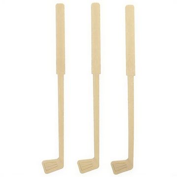 Papstar Bambusova mešalna miza za pijačo "Golf" 15 cm 100 kosov.