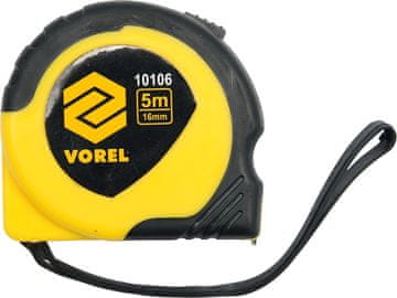 shumee Rumeno-črni merilni trak 5 m x 16 mm 10106 VOREL