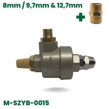 shumee Močan hitroodstranljiv varnostni ventil za odbijanje kroglic (tip I) 8 mm/9,7 mm (12,7 mm)