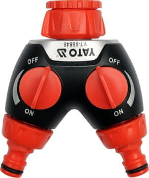 shumee YT-99848 YATO dvojni vrtni ventil