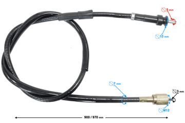 shumee Kabel za merilnik hitrosti za skuter Huragan 5