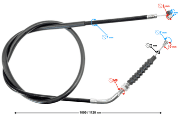 shumee Žica sklopke za motocikel Classic 125 / E4