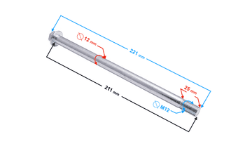 shumee Os prednjega kolesa za motorno kolo Classic 125