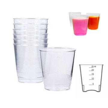 shumee Steklenica za zdravila 25 ml plastika 75 kosov
