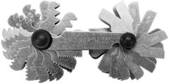 YATO GLOBNI MERILO ZA METRIČNI NAVOJ 60°, 0,25 - 6,0 MM. I WHITWORTH 55°, 4 - 62 BSW, 52 ŠABLON / YT-29984 /