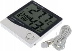 shumee BREZŽIČNA VREMENSKA POSTAJA TERMO-HIGROMETER ZUNANJA SONDA URA ALARM