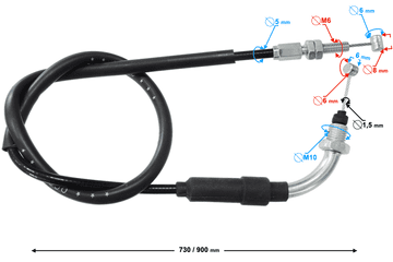 shumee VOGE 125R kabel za plin