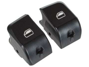 shumee Audi A4 B8 07-16 pokrovi gumbov za stikalo za okna v levi plošči 2 kom. set