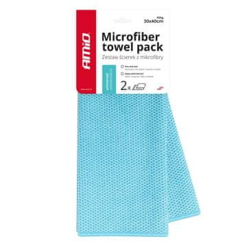 shumee Univerzalna mokra in suha krpa iz mikrovlaken 30x40 cm 350g 2 kosa AMIO-03737