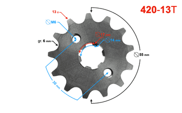 shumee Izhodni zobnik Moretti 13/420