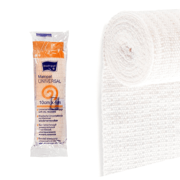 shumee Univerzalni elastični povoj s sponko 10 cm x 5 m za večkratno uporabo Matopat Univerzalna nesterilna folija 1 kos