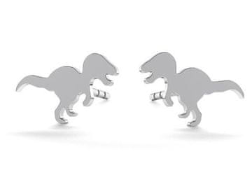 shumee Srebrni uhani z dinozavri in tiranozavri za ženske, dinozavri, tiranozaver