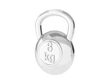 shumee Srebrni obesek za kettlebell 8 kg, majhen obesek za fitnes, srebro 925