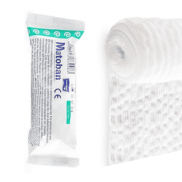 shumee Elastični povoj 12 cm x 4 m z zaponko, za večkratno uporabo, Matoban, 1 kos.