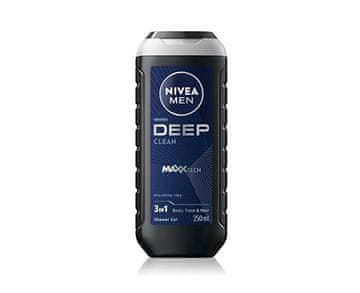Nivea Gel za tuširanje za moške Deep Clean (gel za tuširanje) 250 ml