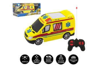Teddies Avto RC ambulanta plastični daljinski upravljalnik