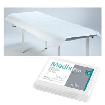 shumee Rjuhe za enkratno uporabo 77 cm x 210 cm bele folije 54 g MedixPro 5 kosov