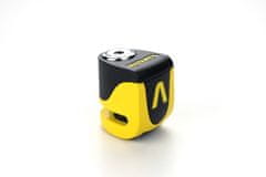 Auvray AUVRAY ključavnica za disk skuterja z alarmom B-LOCK 06 MINI - rumena in črna, premer zatiča 5,5 mm