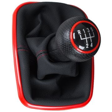 MODECAR VW Golf IV 97-06 ROČICA PRESTAVNEGA MENJALNIKA + 5-STOPENJSKI 23MM RDEČ OKVIR