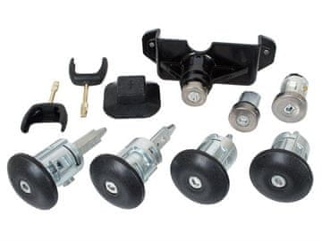 shumee Ford Transit 2006 - set vložkov za ključavnice 4x + vžig + pokrov motorja + pokrov goriva 7 kos. KPL