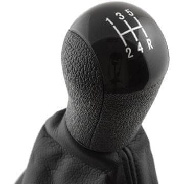 shumee Ford Focus Mk2 04-08 ČRNA ročica menjalnika + manšeta s KROMIRANIM okvirjem 5 HITROSTI