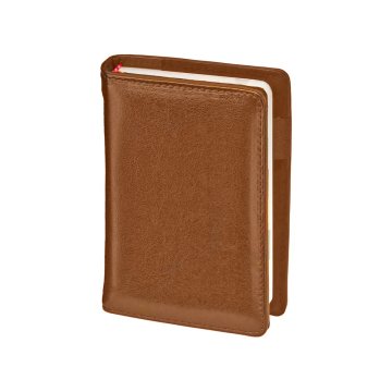 shumee Rjav dnevni planer A6 z zamenljivim vložkom 38B