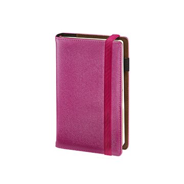 shumee Roza zvezek A6 z zamenljivim vložkom, elastika za zapiranje, 41B, 100 listov, prazen