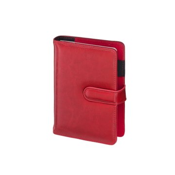 shumee Rdeč dnevni planer A6 z zamenljivim vložkom, magnetno zapiranje, 45B