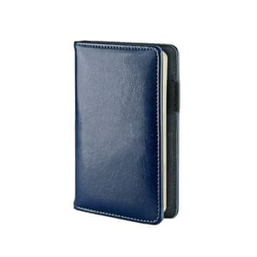 shumee Modri zvezek A6 z zamenljivim vložkom, 38B, 100 listov, prazen