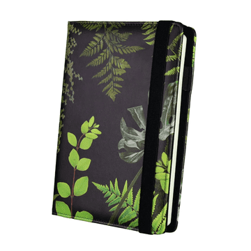 shumee Dnevni in tedenski planer, univerzalni koledar z možnostjo tiskanja A5 in zamenljivim vložkom v botanično črni barvi