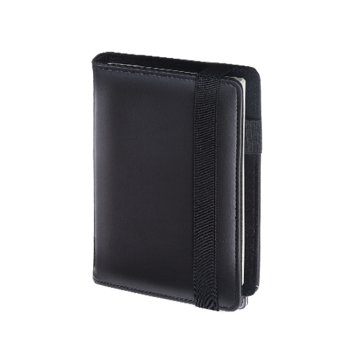 shumee Dnevni planer A6 iz grafita z zamenljivim vložkom in elastičnim zapiranjem 44B