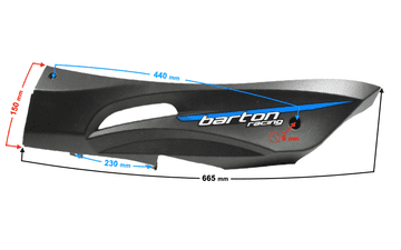 shumee Pokrov levega praga črno-moder Falcon 50 Falcon 125 2