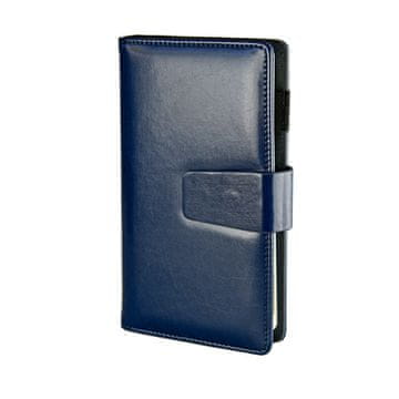 shumee Visokokakovosten moder dnevni planer B6 z zamenljivim vložkom in magnetnim zapiranjem, Cambridge