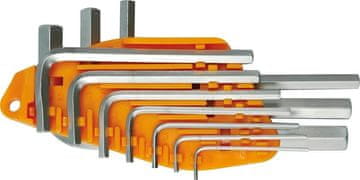 Vorel Šesterokotni ključi 1,5-10 mm, Cr-V/Hex/ komplet 10 kosov 56393 VOREL