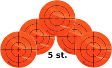 shumee Folija za daljinomer 88 mm okrogla oranžna 5 kosov