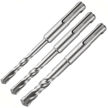 shumee Komplet 3 svedrov za beton Verto, SDS+, 6, 8, 10 x 110 mm