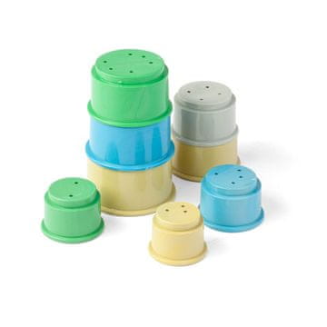 shumee Wader 43300 - RePlay izobraževalni piramidasti lončki 8 kosov.