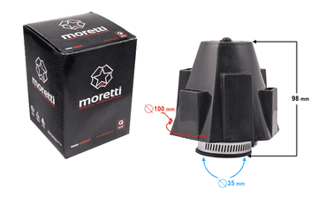 shumee Zračni filter, konusni, vgradni, 35 mm