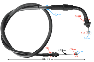 shumee VOGE 300 Rally kabel za plin