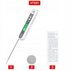 shumee DIGITALNI KUHINJSKI TERMOMETER ZA PEKO MESA NASTAVLJIV -50 +300°C