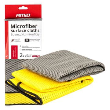 AMIO Krpa iz mikrovlaken za odstranjevanje mrčesa in trde umazanije 2 kom. 40x40 cm 280g AMIO-03977