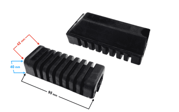 shumee Guma za oporo za noge za moped Ranger Classic (E4)