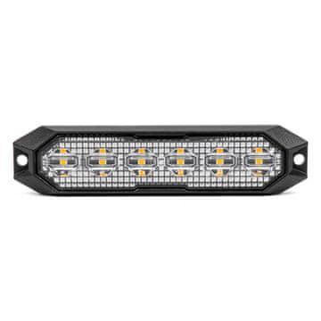 AMIO Ploska opozorilna utripalka 6x3W LED R65 R10 12V 24V AMIO-03930