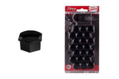AMIO 17 mm črne navojne kapice