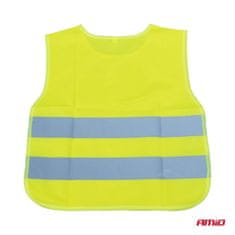 AMIO Otroški rumen dinozaver odsevni telovnik AMIO-03936
