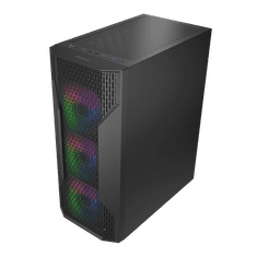 Cougar MX110 RGB ohišje, ATX, z ventilatorji, črno (CGR-2BD2B-RGB-SY)