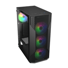 Cougar MX110 RGB ohišje, ATX, z ventilatorji, črno (CGR-2BD2B-RGB-SY)