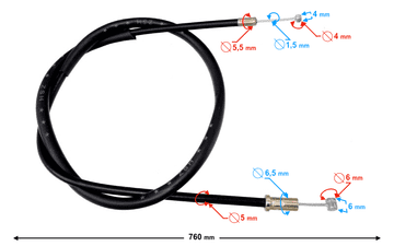 shumee Čok kabel za moped Ranger Classic