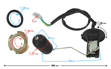 shumee Skalpel senzor nivoja goriva