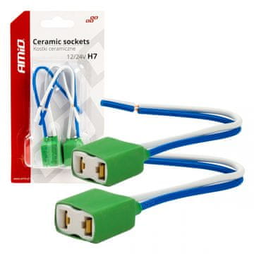 AMIO Keramične ravne kocke H7 natični vtič AMIO-03054